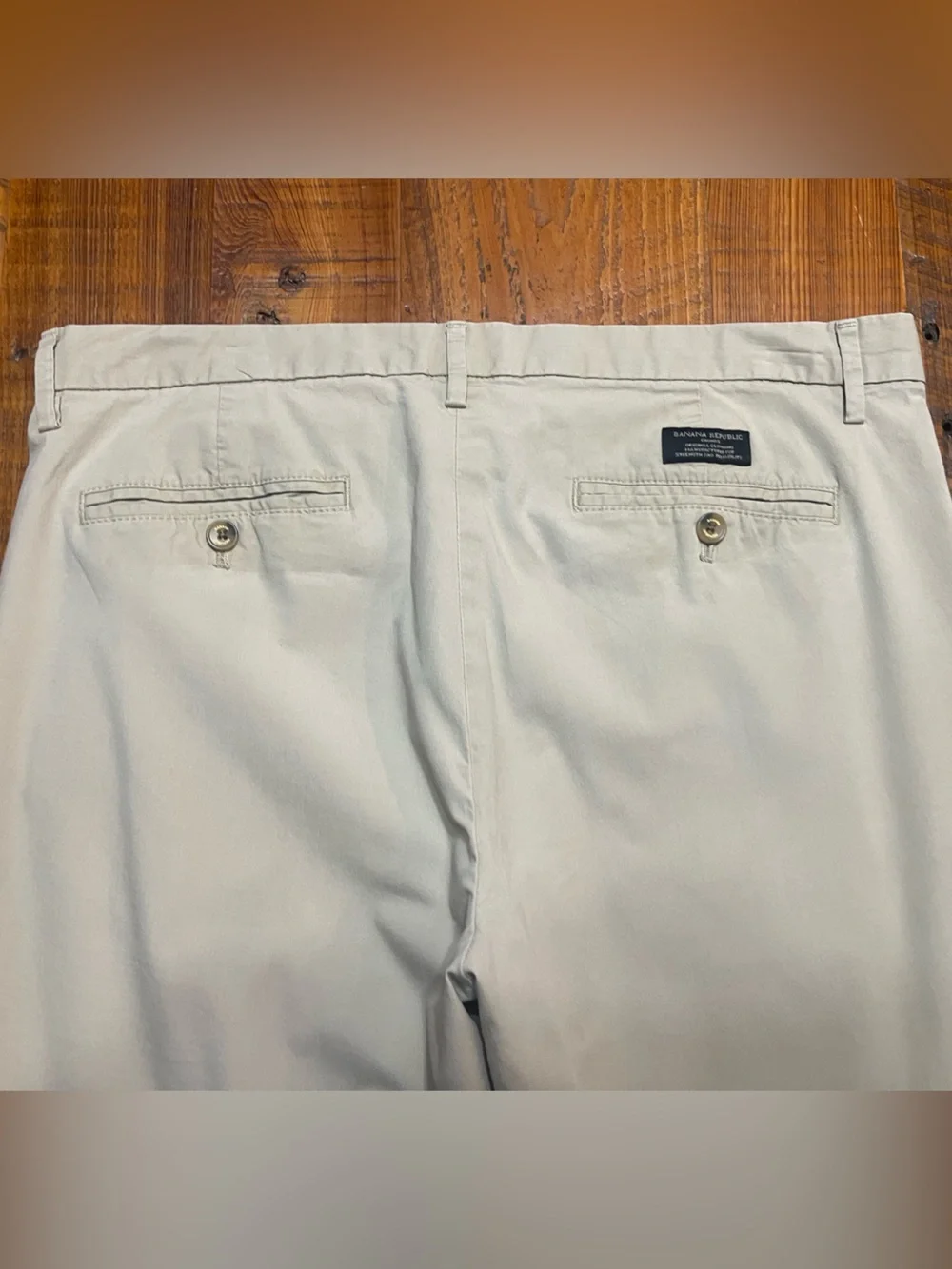 Banana Really Aiden Chino Pants in Light Khaki Size 34x34